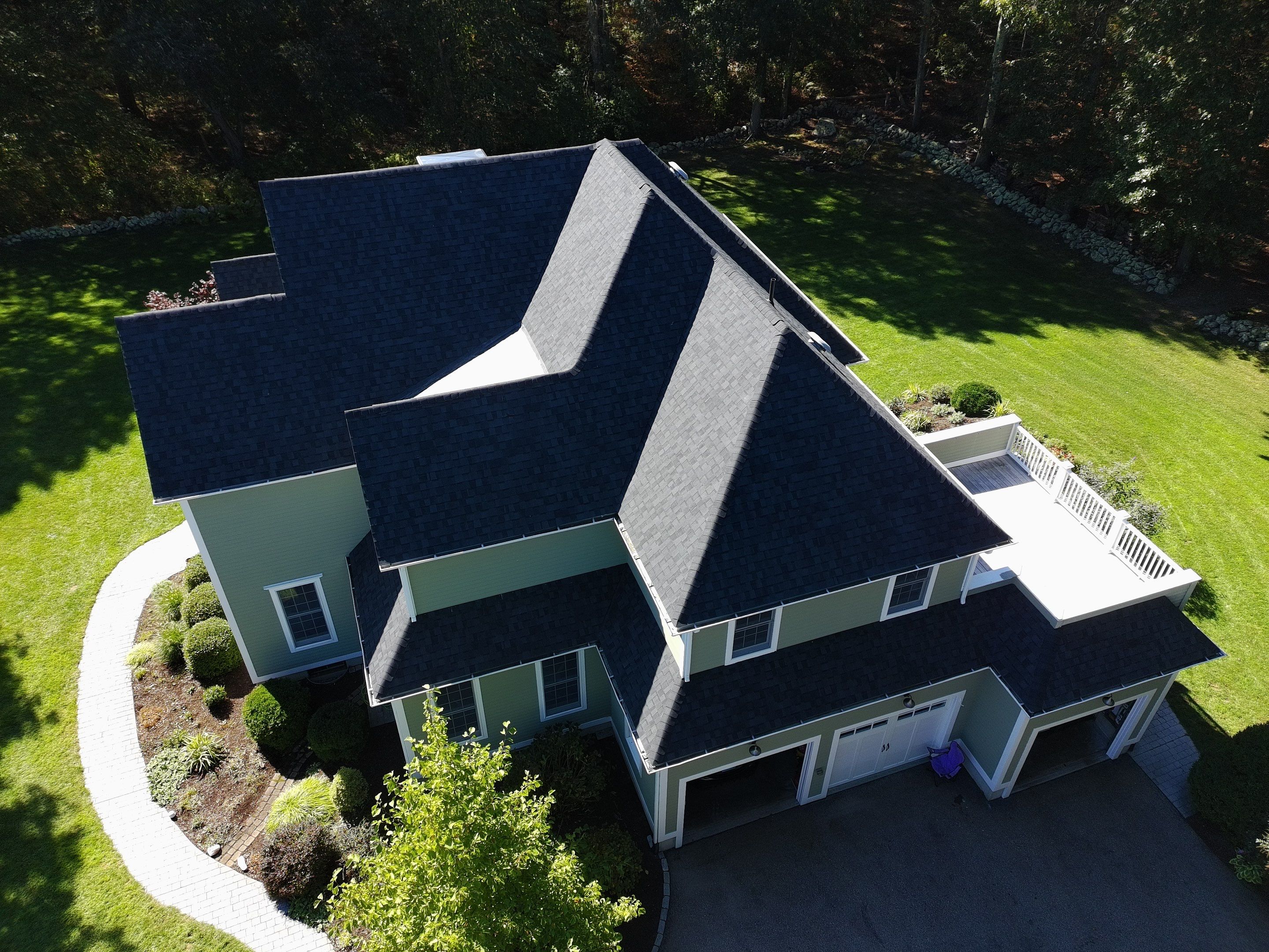 Residential Roof Replacement (CertainTeed Landmark Pro – Moire Black), BP Builders Waterford CT (9)