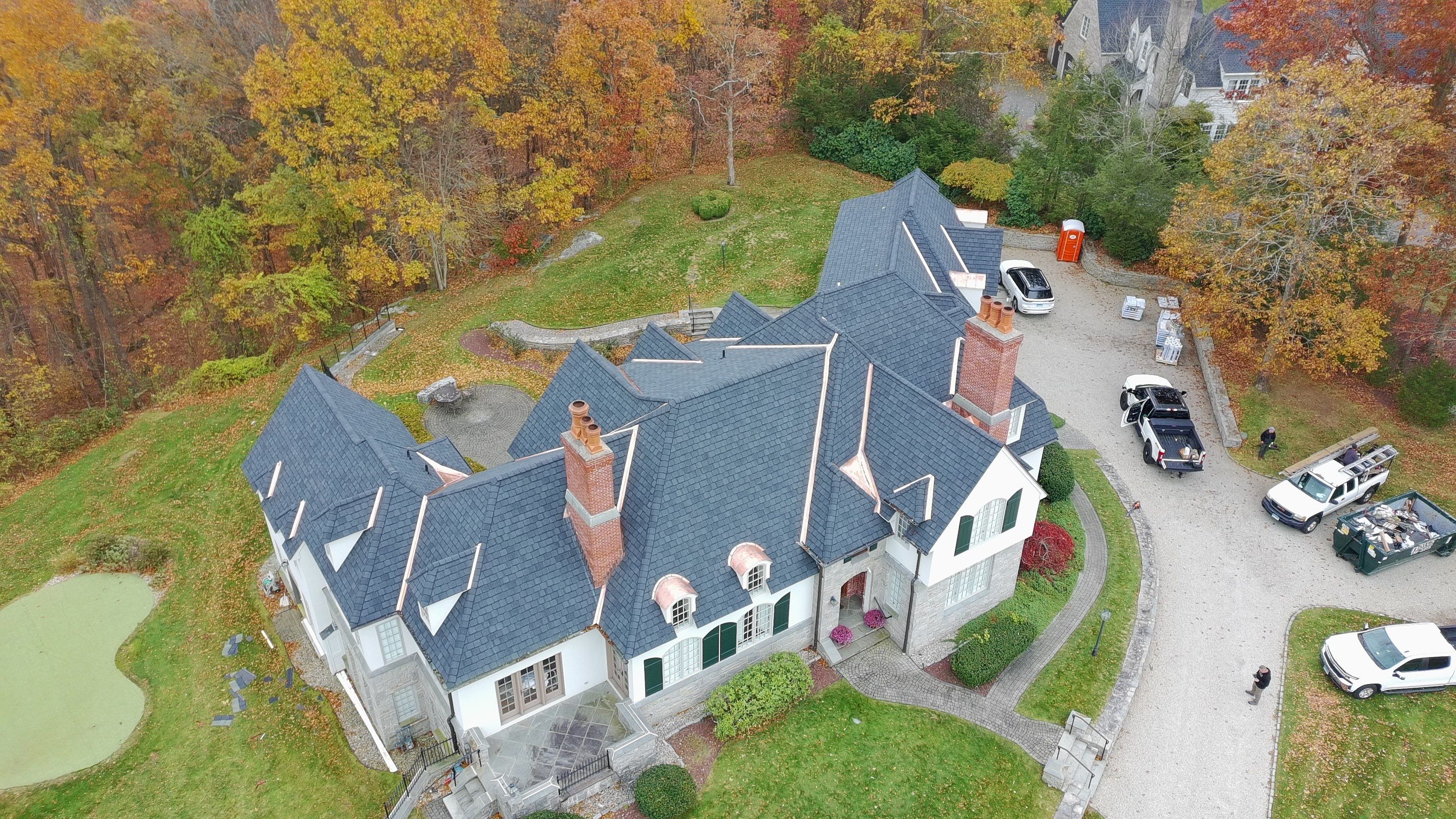 Residential Roof Installation and Replacement (CertainTeed Grand Manor – Black Pearl), Glastonbury CT (5)