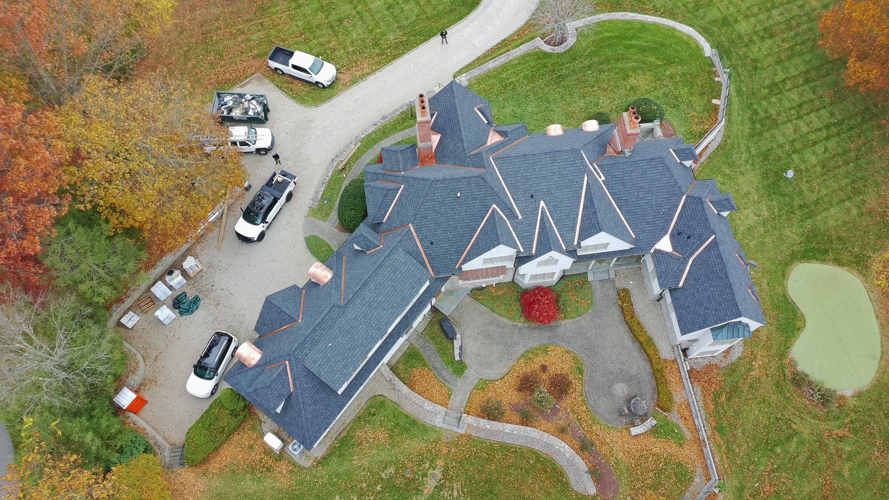Residential Roof Installation and Replacement (CertainTeed Grand Manor – Black Pearl), Glastonbury CT