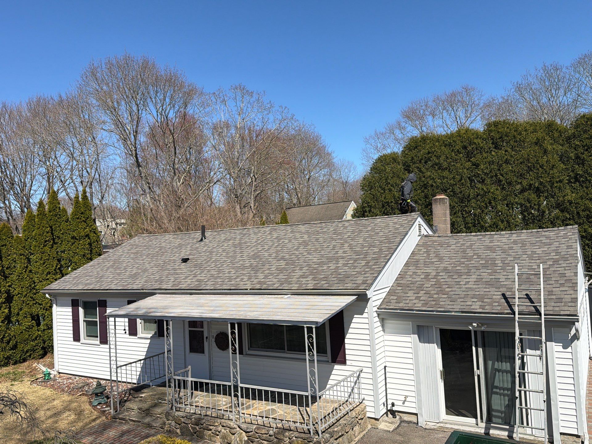 roof installation certainteed landmark pro max def weathered wood waterford ct bp builders roofing company near me roofers near me (1)
