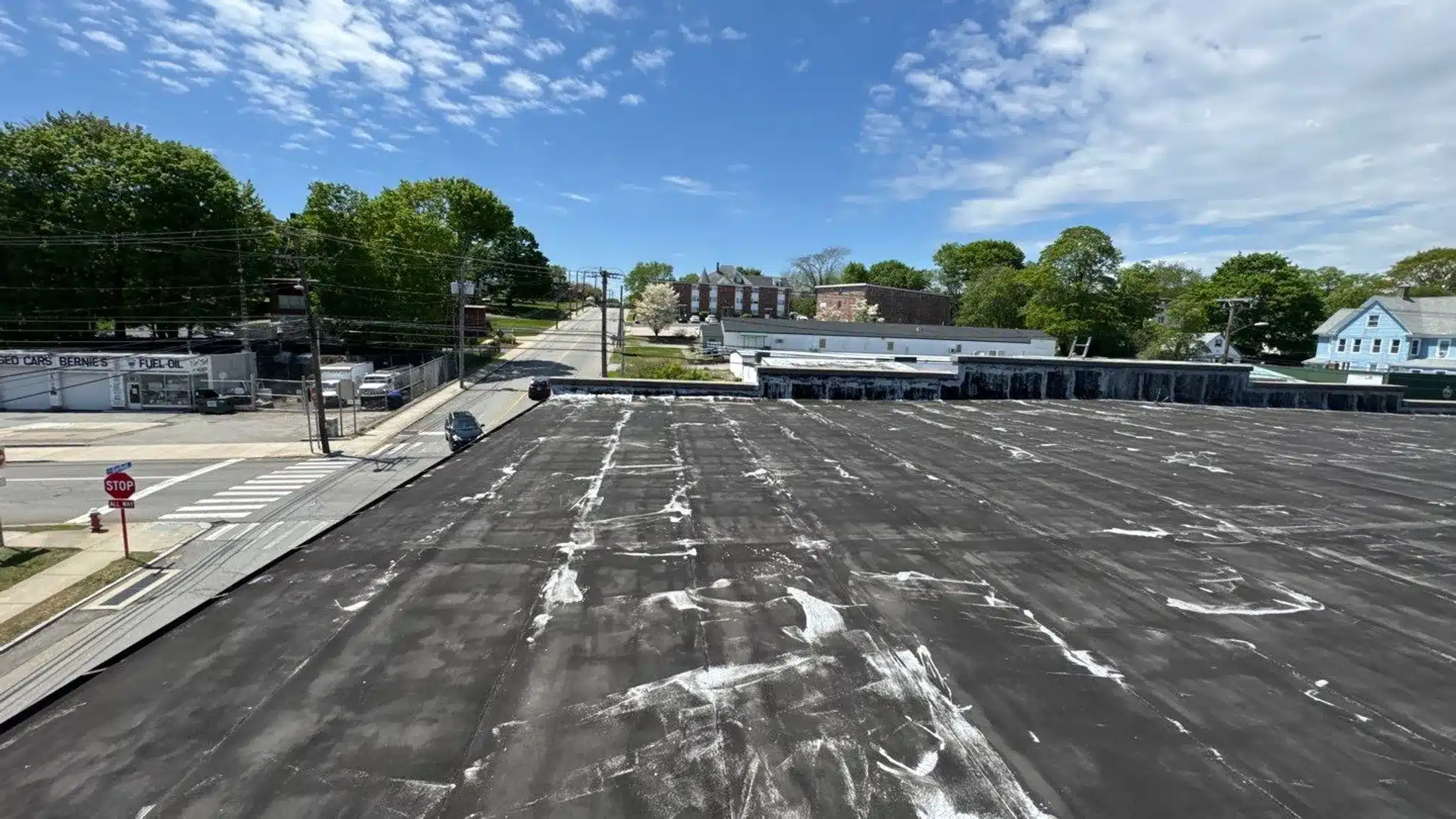commercial roof coating ruby glass co new london ct bp builders