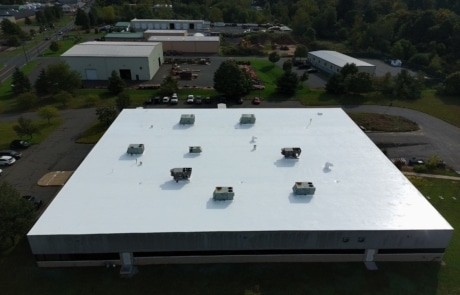 commercial roofing project southington ct bp builders