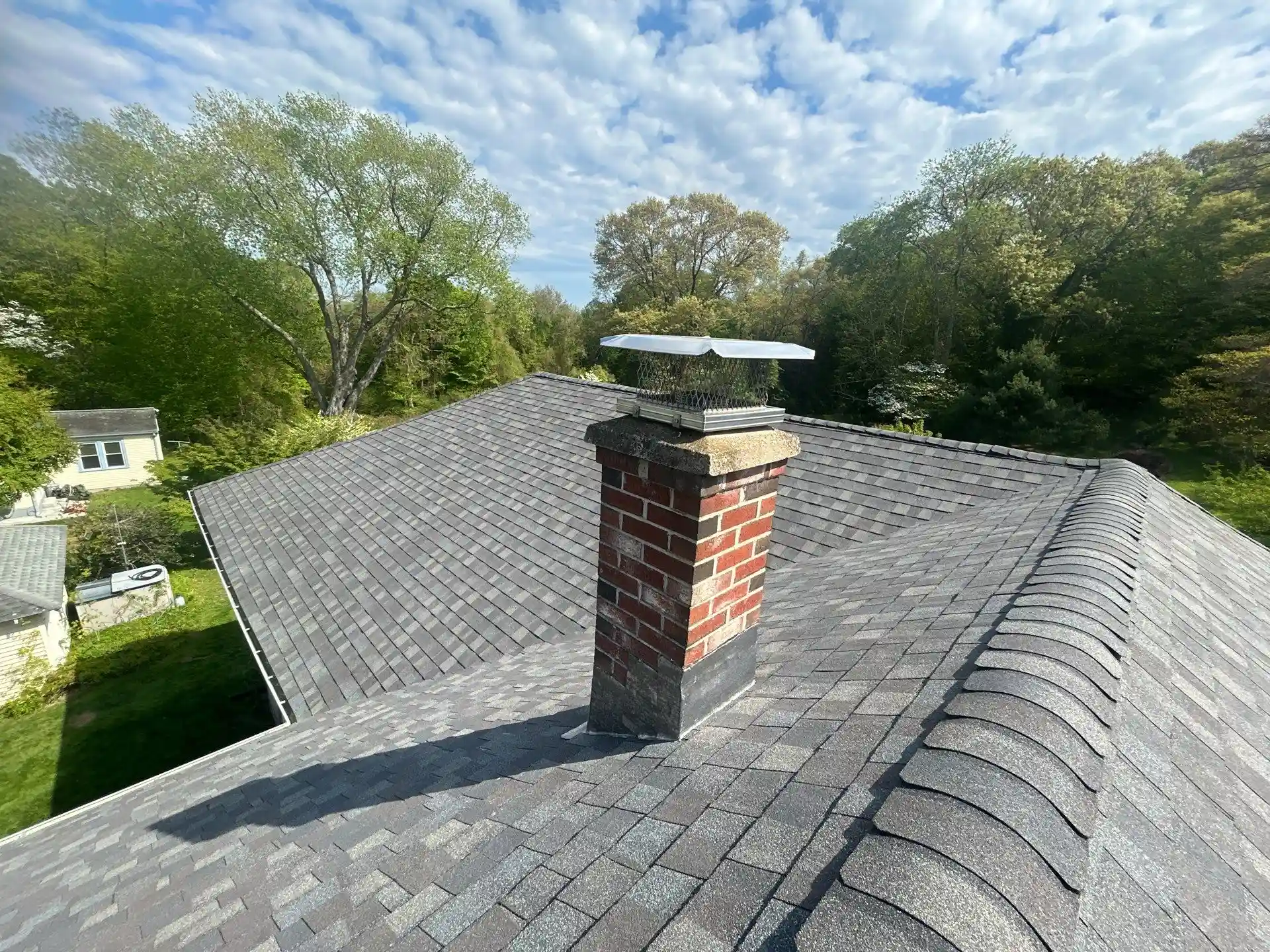 certainteed landmark pro max def driftwood roof replacement quaker hill ct bp builders (5)