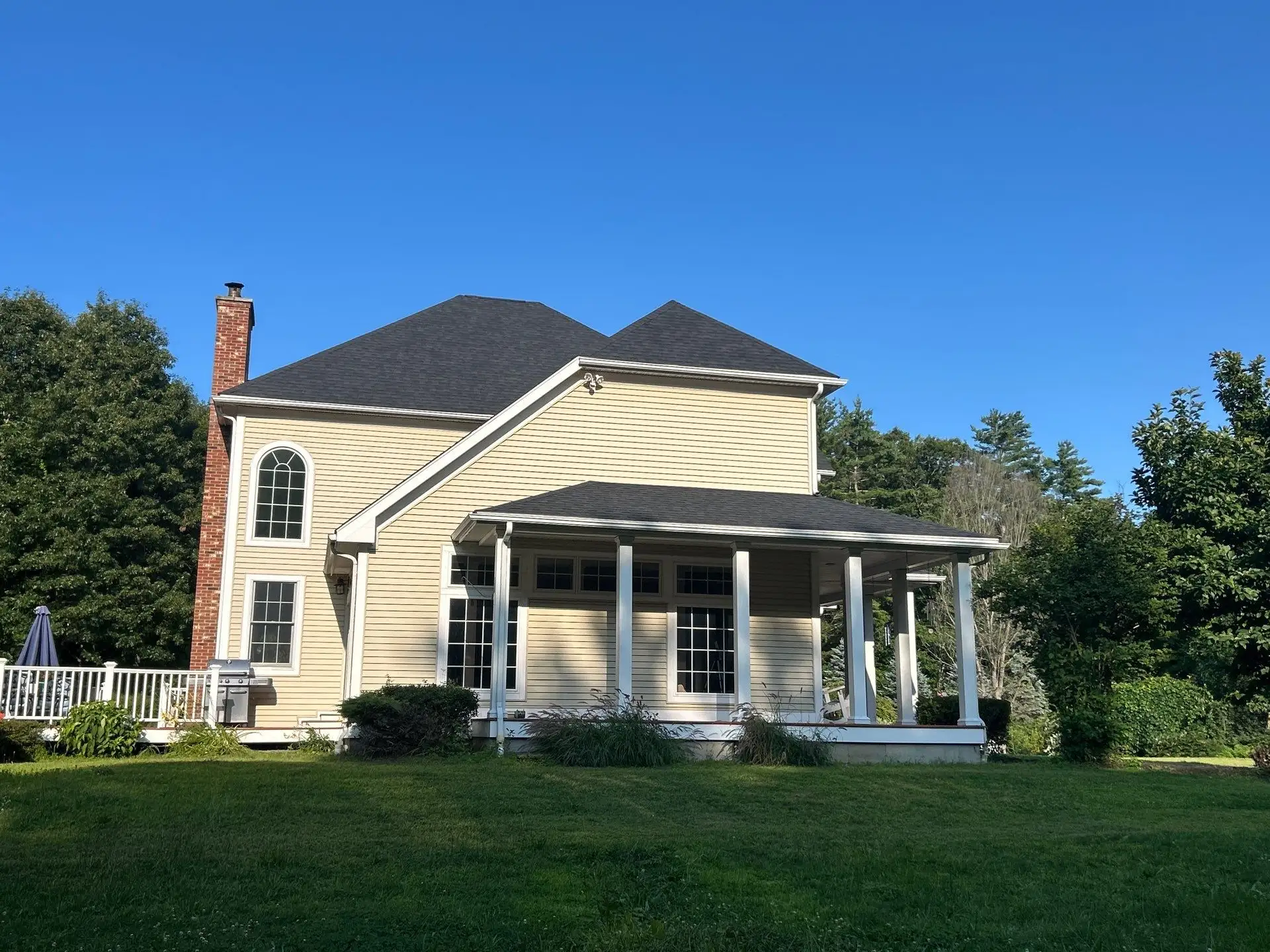 roof installation certainteed landmark pro max def charcoal black woodstock ct bp builders