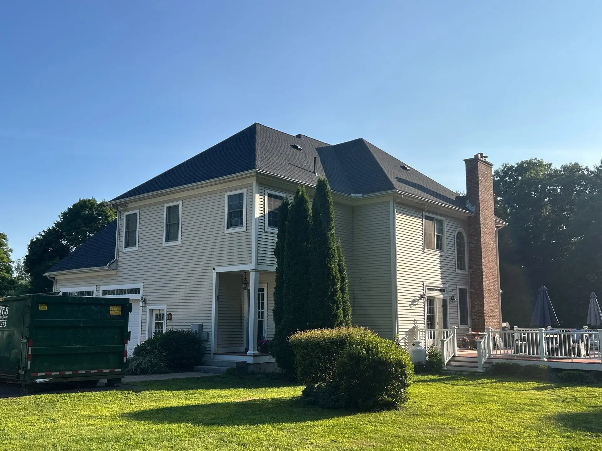 roof installation certainteed landmark pro max def charcoal black woodstock ct bp builders