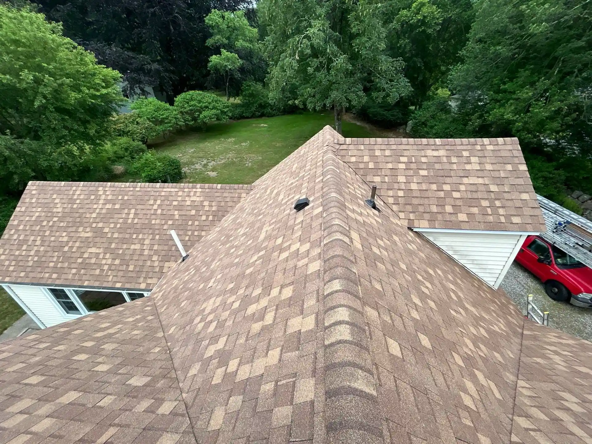 roof installation certainteed landmark pro max def resawn shake new london ct bp builders
