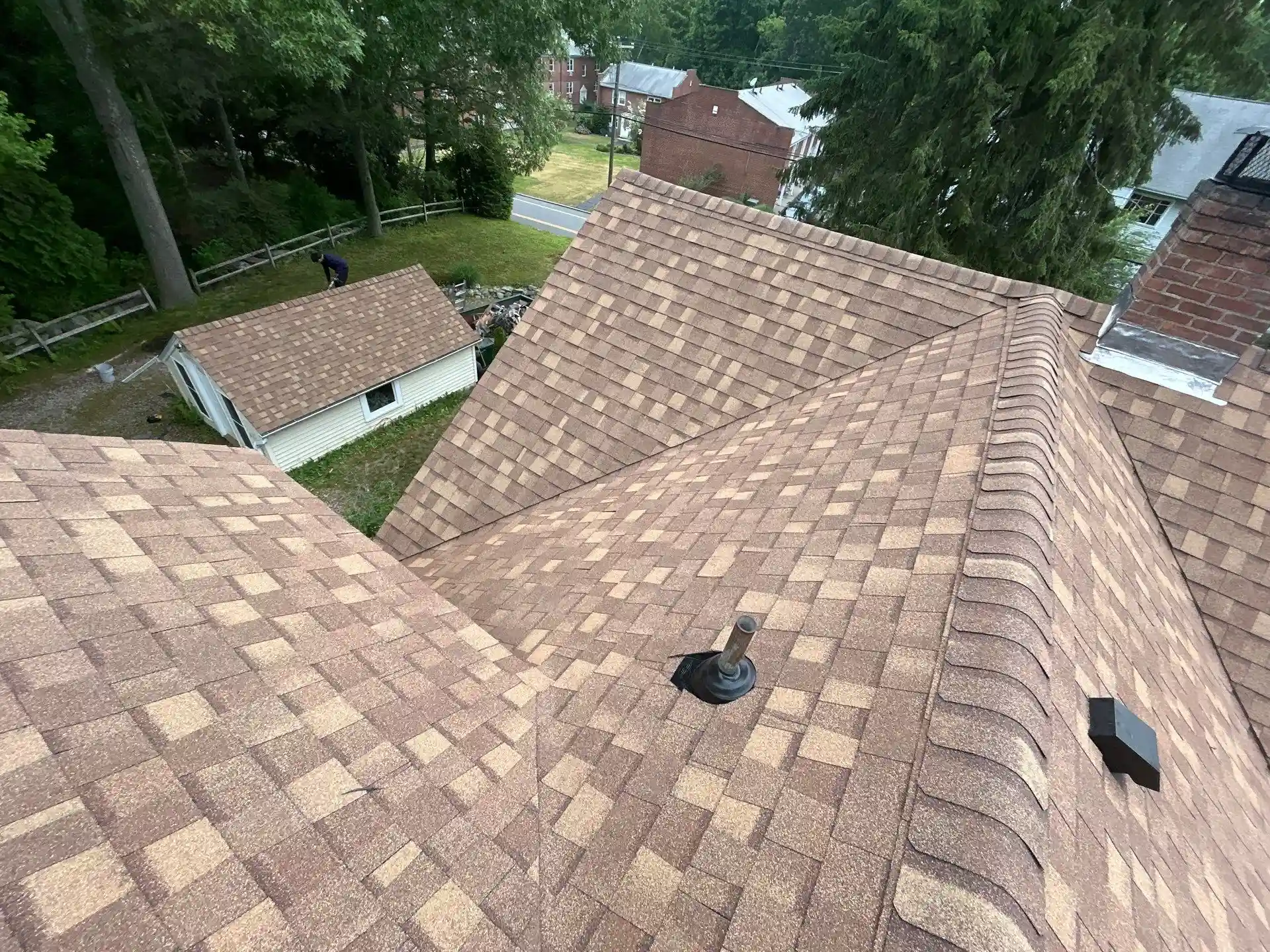 roof installation certainteed landmark pro max def resawn shake new london ct bp builders