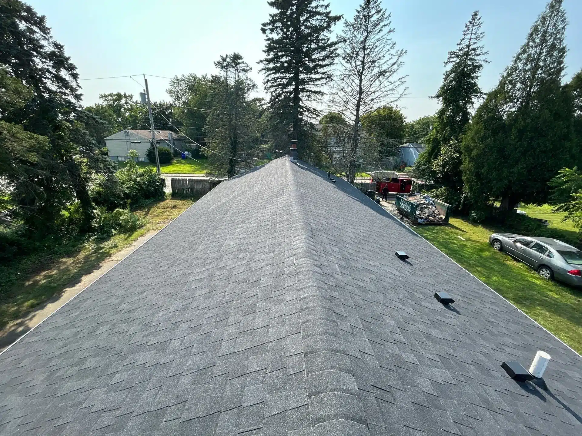 MAX DEF Colonial Slate shingles installed in Groton CT