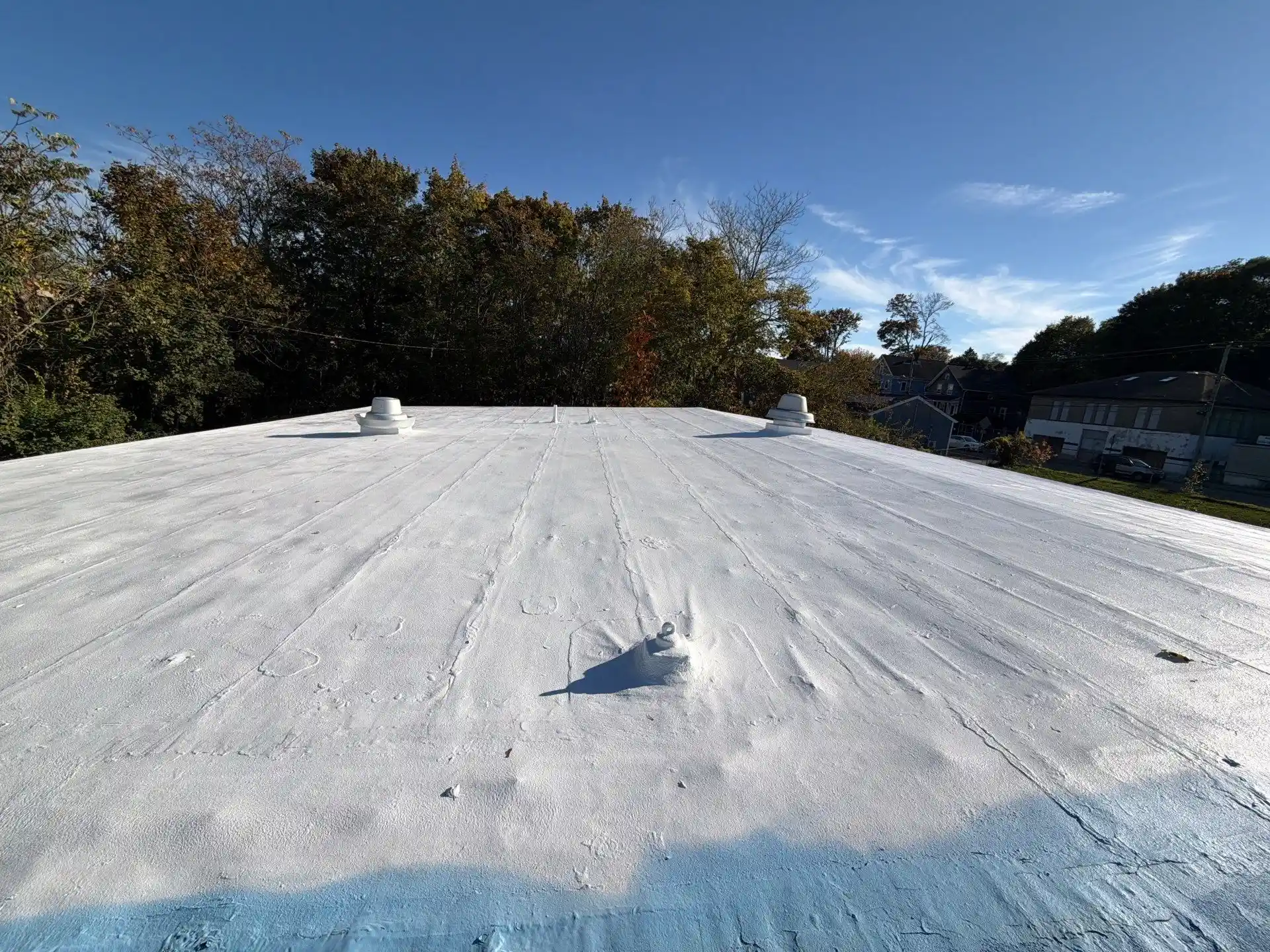 New London CT commercial roofing project completed by BP Builders