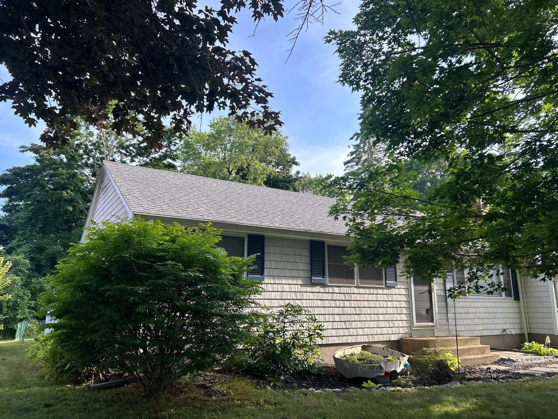 roof installation certainteed landmark pro max def georgetown gray niantic ct bp builders