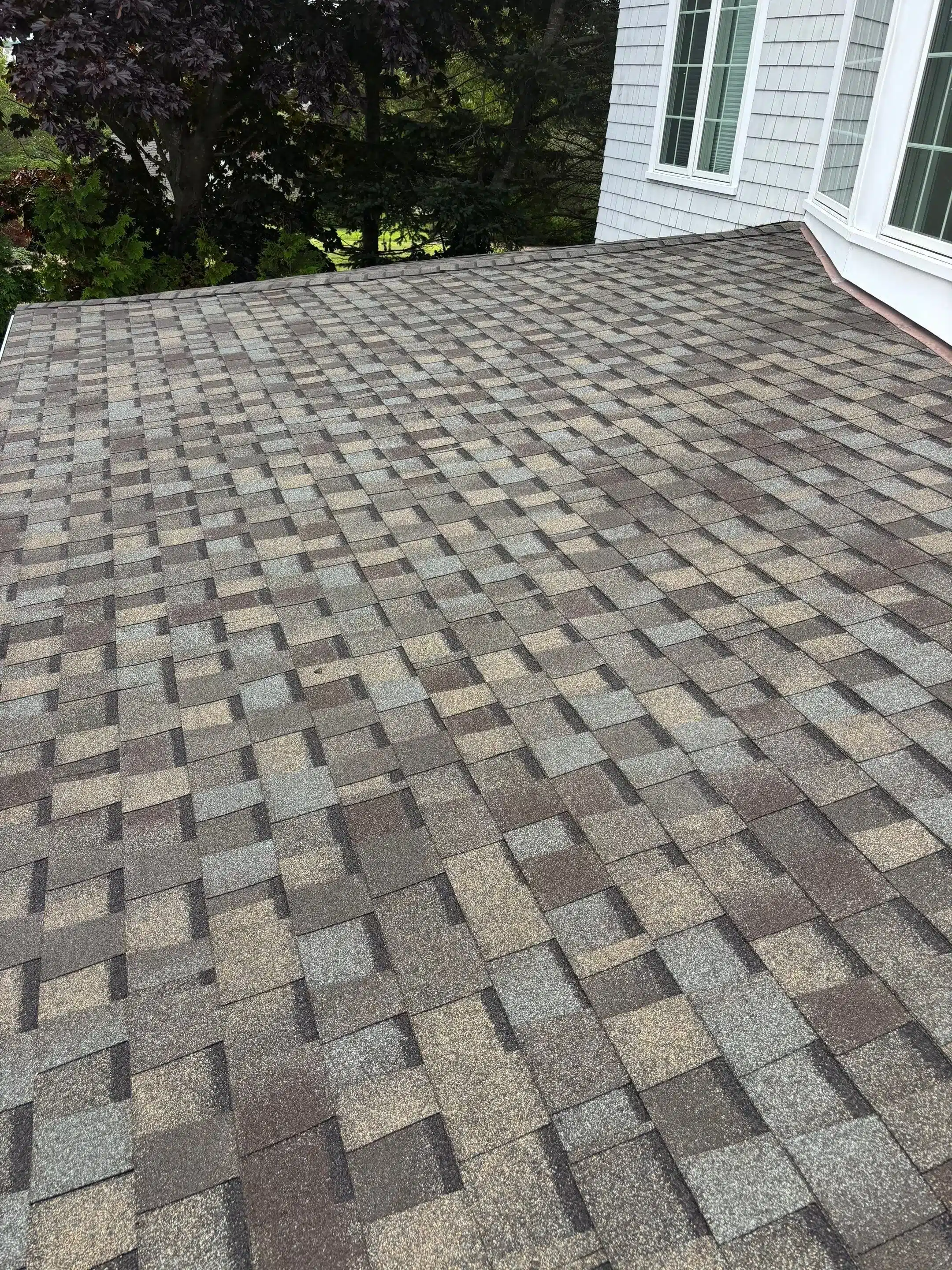 roof installation certainteed landmark pro max def weathered wood westbrook ct bp builders